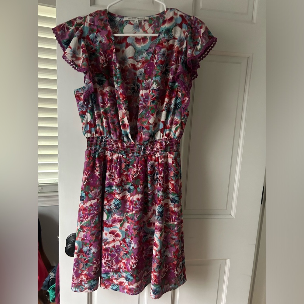 Floral mini dress